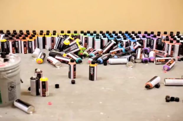 STOP HATE GO SKATE Wall Video