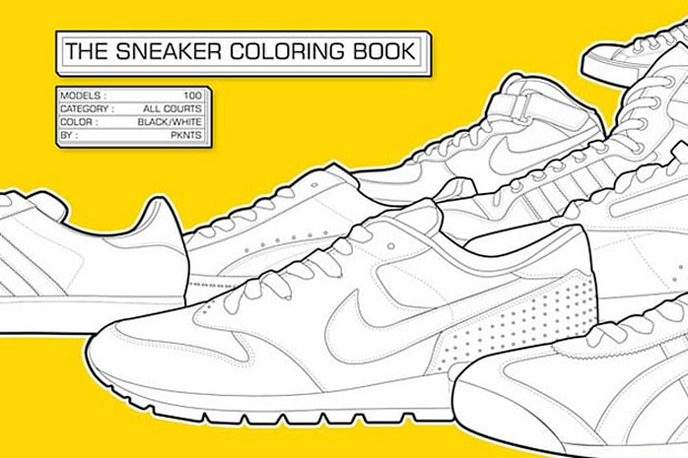 The Sneaker Colouring Book