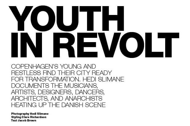 VMAN Hedi Slimane Editorial