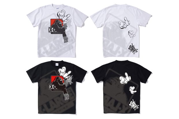 XLarge x Slick Halftone Logo Paint T-Shirt