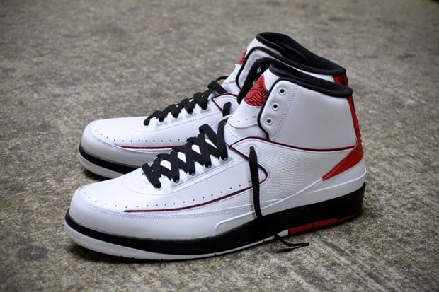 white and red jordan 2