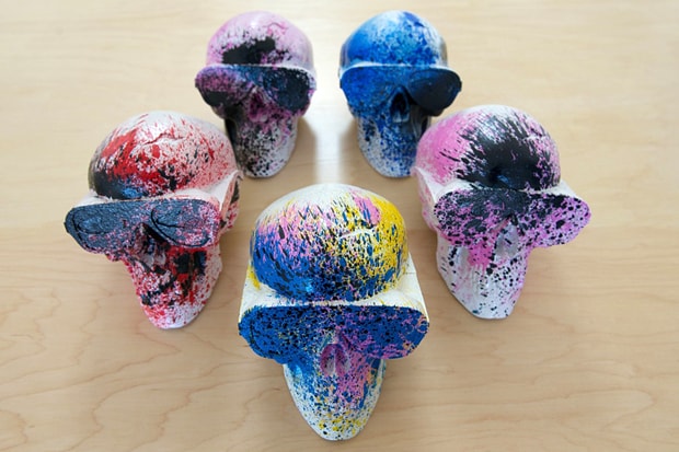 Arkitip's Gypsum Skull Sculpture by Michael Leon