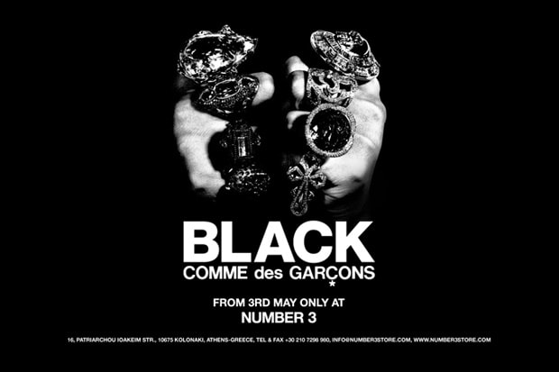 BLACK COMME des GARÇONS Corner at NUMBER 3