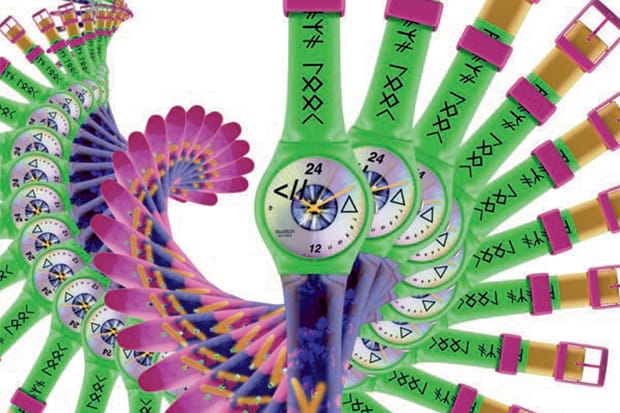 Cassette Playa x Swatch & Art Collection "Playa Look" Watch