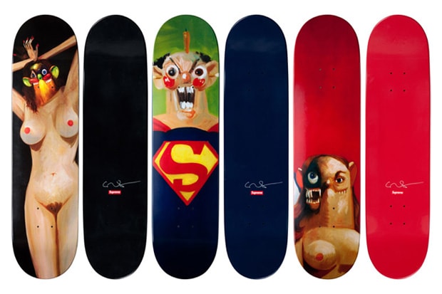 George Condo x Supreme Skateboard Decks