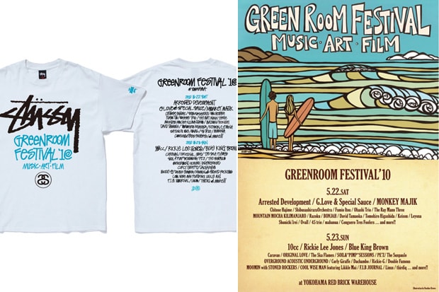 Stussy x Greenroom Festival 2010 Tee | Hypebeast
