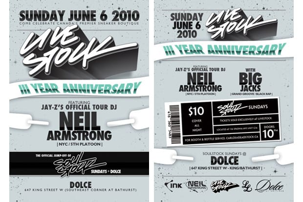 Livestock 3rd Anniversary Party featuring DJ Neil Armstrong