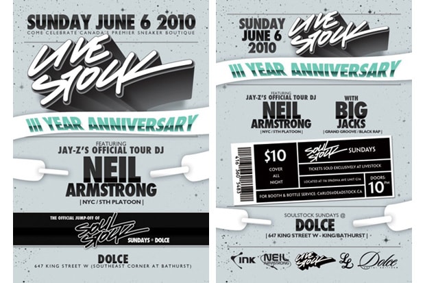 Livestock 3rd Anniversary Party featuring DJ Neil Armstrong