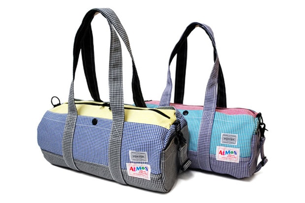 atmos x Porter Check Mini Boston Bag