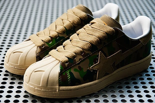 A Bathing Ape Puzzle Camo Skull Sta