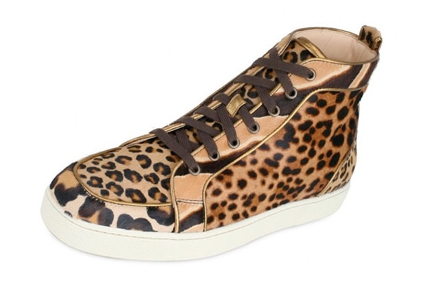 Christian Louboutin Leopard Pattern Sneakers