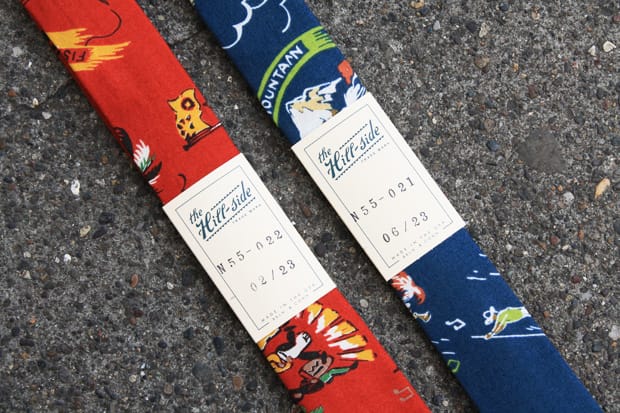 The Hill-side Vintage Print Ties