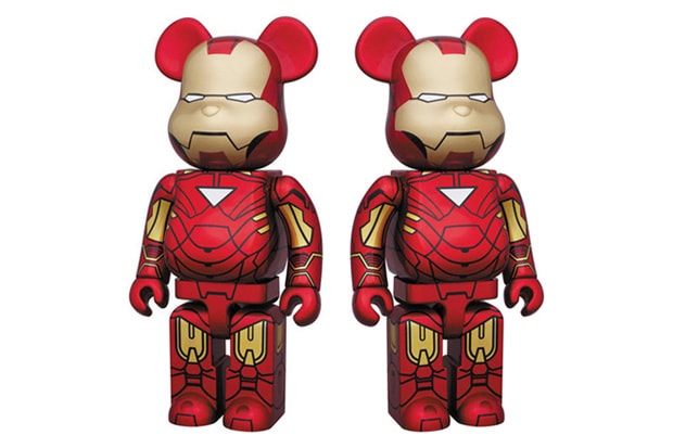 Medicom Toy Iron Man 2 MK VI 400% Bearbrick