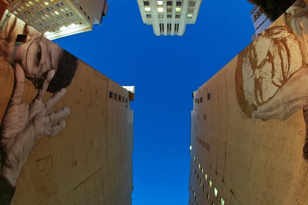 JR & Vhils in Los Angeles