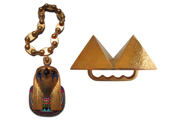 Kanye West's Horus Chain & Pyramid Ring