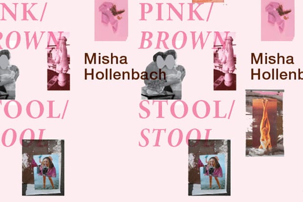 Misha Hollenbach Pink/Brown Stool/Stool Exhibition