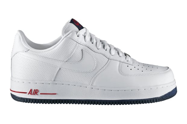 blue white and red air force 1