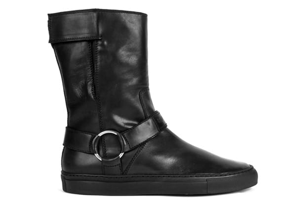 Raf Simons 2010 Fall/Winter Leather Velcro Boots