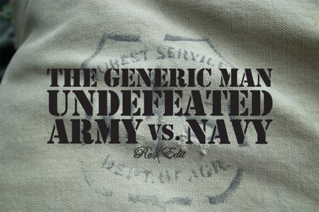 UNDFTD x The Generic Man Army vs. Navy Collection 