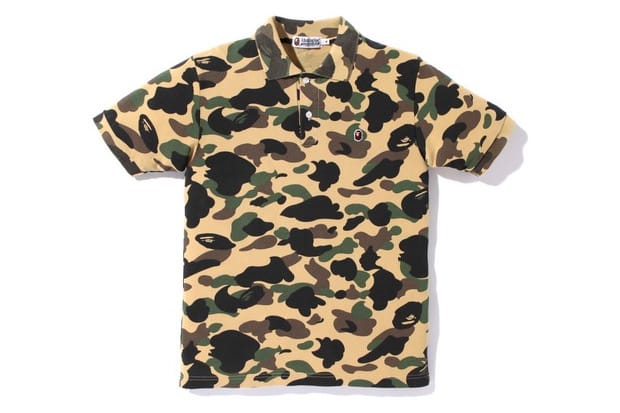 bape polo t shirt