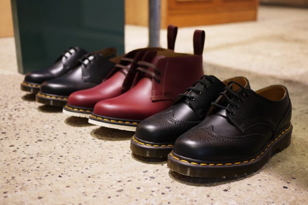 comme des garcons x doc martens