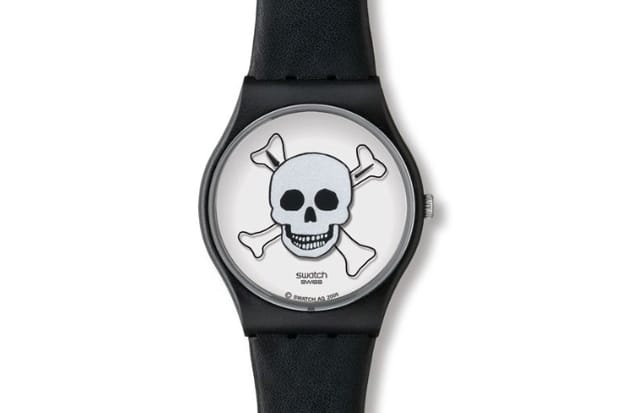 Ivan Navarro x SWATCH "You Stop You Die" Watch