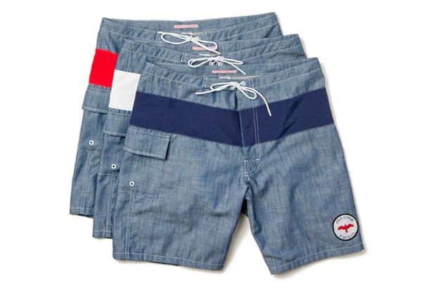 Katin x Apolis Activism Chambray Swim Shorts