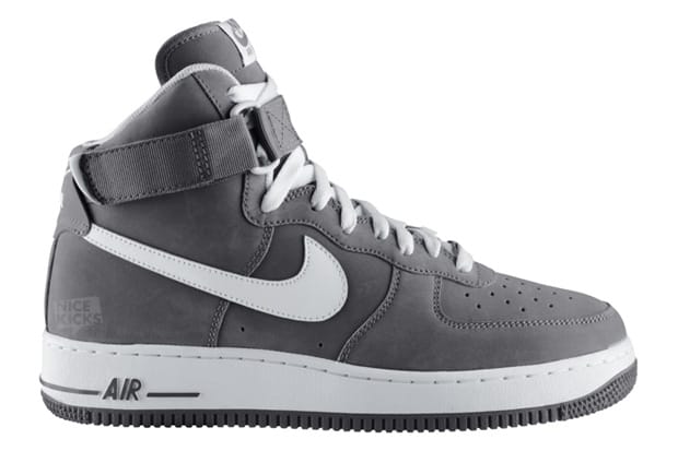 Nike Air Force 1 Hi Light Charcoal/White