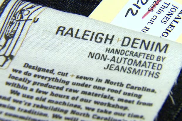 Raleigh Denim: Handcrafted in North Carolina