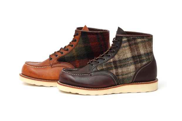 Red Wing x Woolrich Classic Work Boots