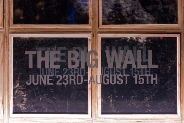 "The Big Wall" Exhibition featuring Yuri Shibuya at The North Face Standard