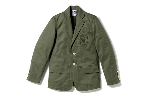 Billionaire Boys Club 2010 Fall/Winter Space Beach Stencil Print Tailored Jacket