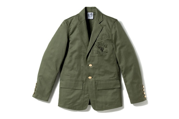 Billionaire Boys Club 2010 Fall/Winter Space Beach Stencil Print Tailored Jacket