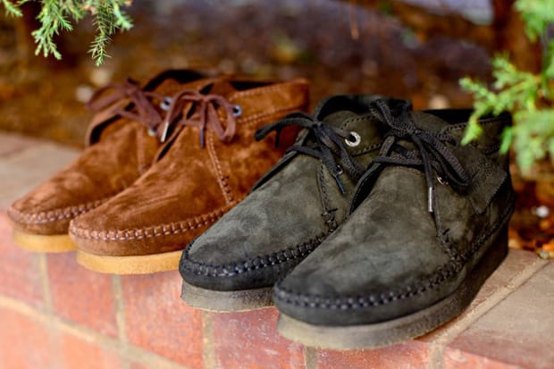 clarks weaver boot brown suede