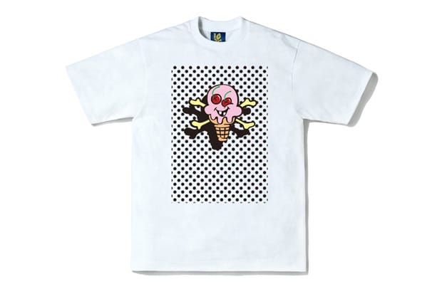 Ice Cream "Floating Cones & Bones" T-Shirt