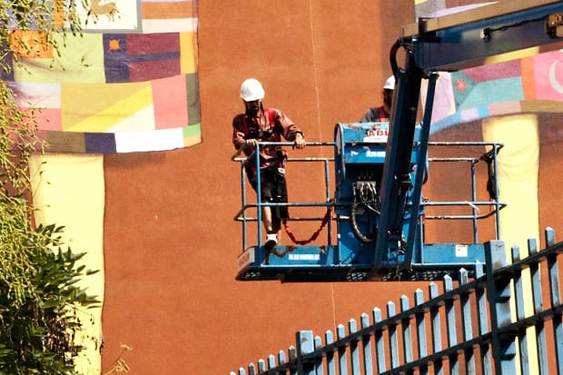 Os Gemeos x Futura Mural for AKA NYC & 12oz. Prophet