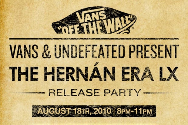 Vans & UNDEFEATED Present The Hernan Era LX Release Party