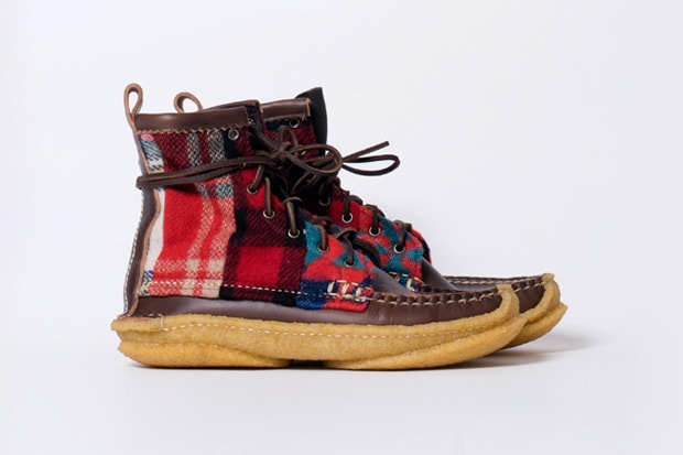 Yuketen Hunt Boots Brown/Red Quilt