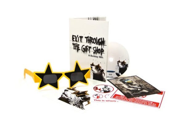 Banksy "Exit Through The Gift Shop" DVD and Blu-ray