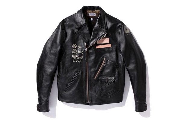 A Bathing Ape x Toys McCoy Leather Jacket