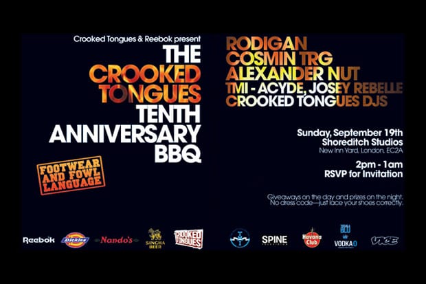 The Crooked Tongues Tenth Anniversary BBQ