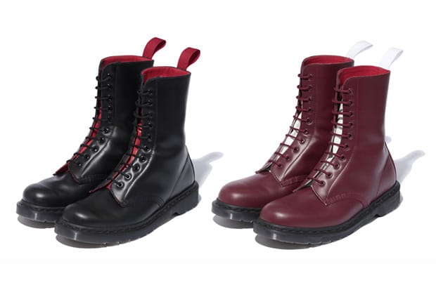 dr martens 10 hole cherry red