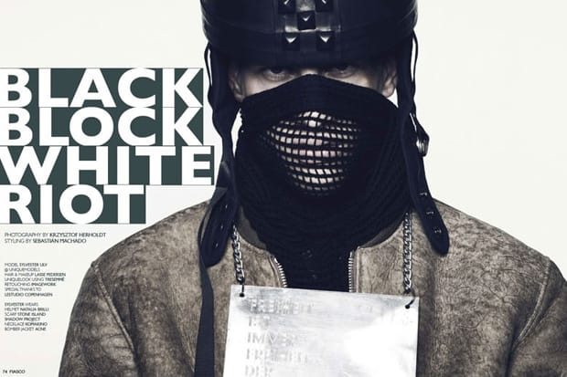 Fiasco Magazine "Black Block White Riot" Editorial