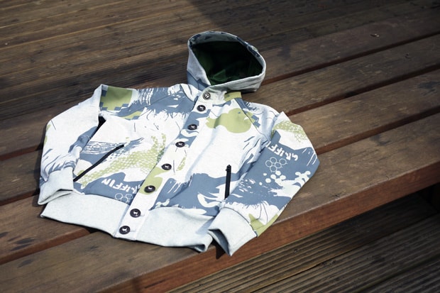 Griffin 2010 Fall/Winter Bladecut Hooded Button Sweat