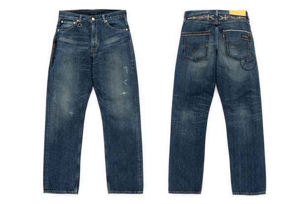 Levi's Fenom 505 and 207 Gold DISCO Decoration Denim