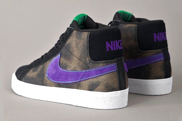 Nike SB Blazer Black/Varsity Purple
