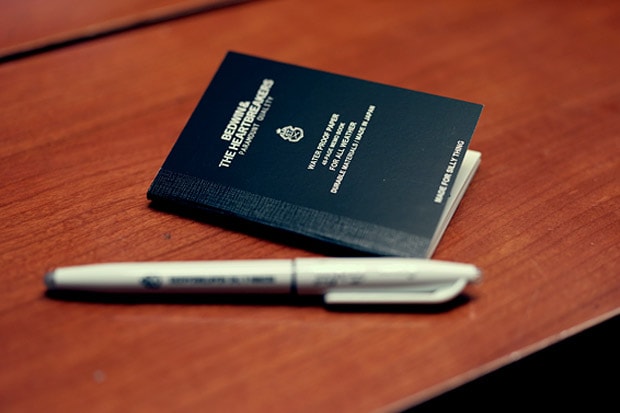 SILLY THING x BEDWIN & THE HEARTBREAKERS Waterproof Notebook