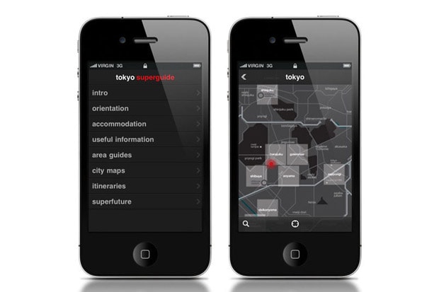superfuture Tokyo superguide iPhone App