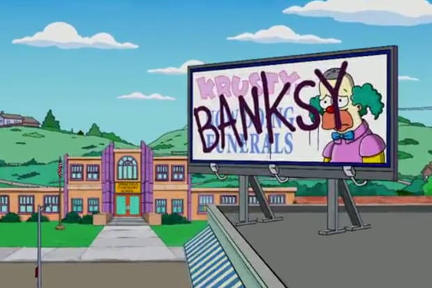 Banksy x The Simpsons Opening Sequence 