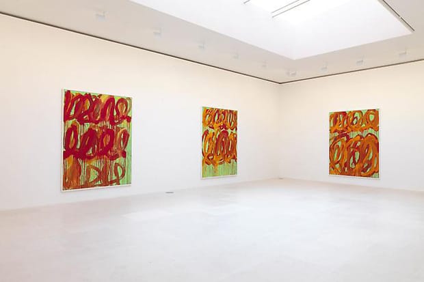 Cy Twombly “Camino Real” Exhibition @ Gagosian Gallery Paris